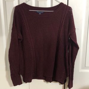 🎄3 for $20 sweater sale🎄 Maroon AE sweater